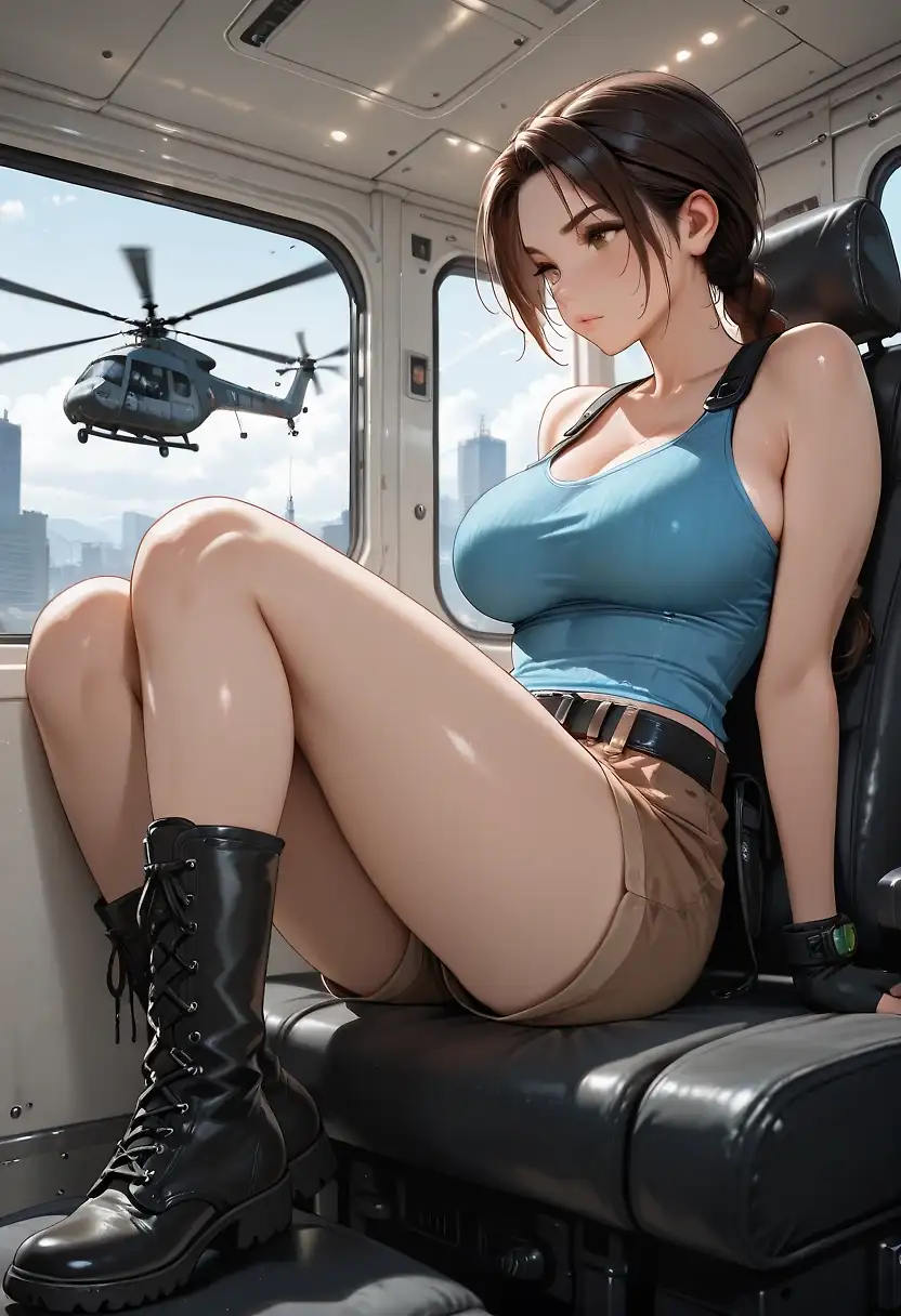 AI art "Lara Crofts Time Off Chapter 1"