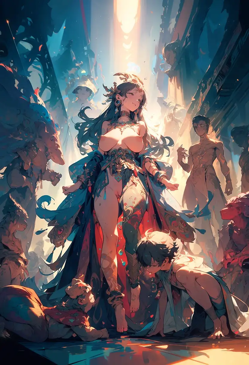 AI art 'A goddess'