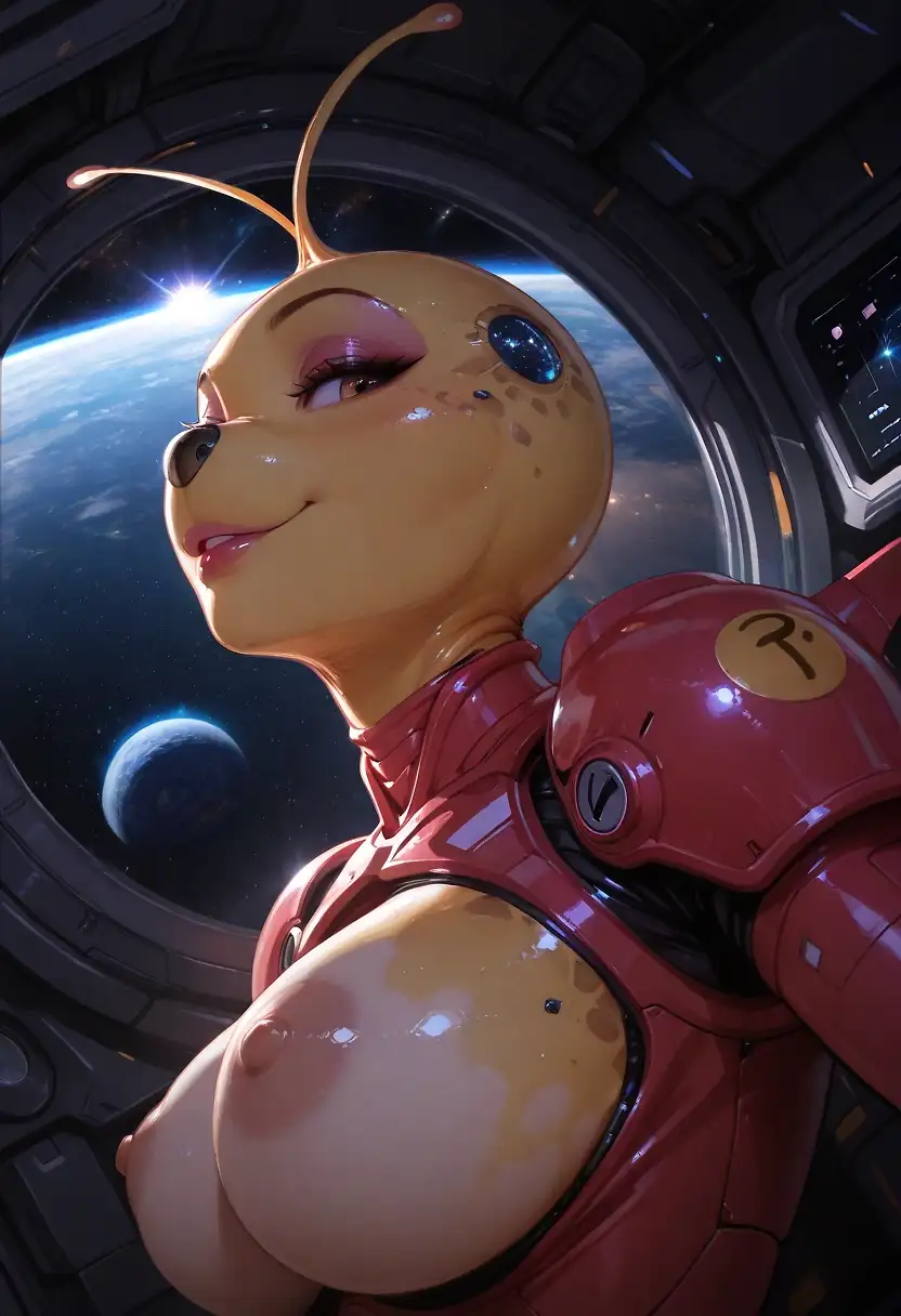 AI art '⍙⟟⋏⋏⟟⟒ ⏁⊑⟒ ⌿⍜⍜⊑' with user description 'Well, I don't really know... it's a... ⍙⟟⋏⋏⟟⟒ ⏁⊑⟒ ⌿⍜⍜⊑ from space I'd say... not sure actually... anyway... that's it.'