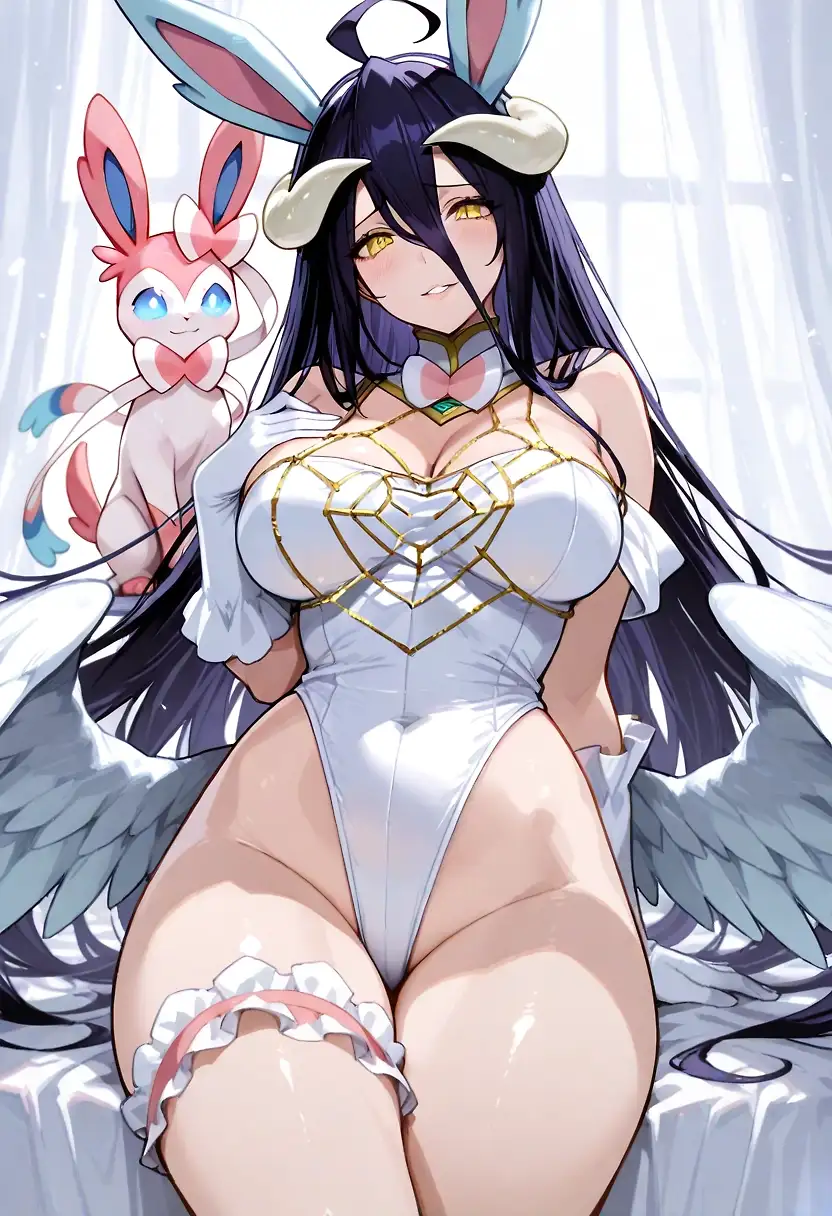 AI art "Albedo (Overlord)"