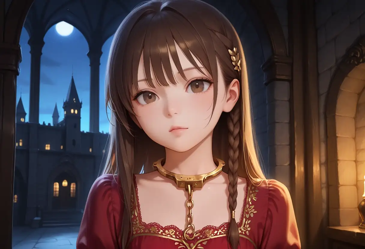 AI art "Inside the castle"