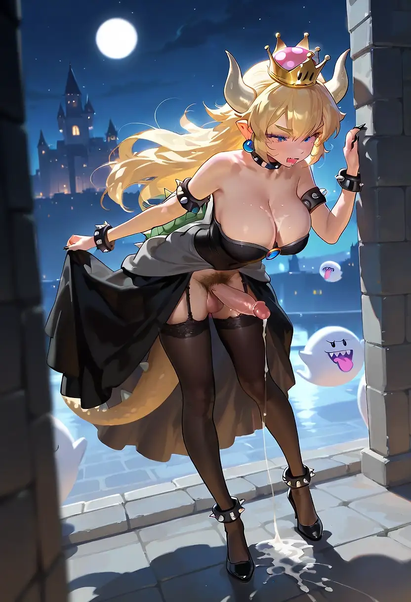 AI art "Bowsette Futa"