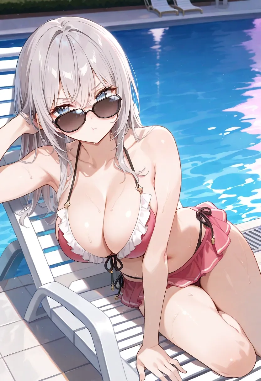 Alya-san at the beach
