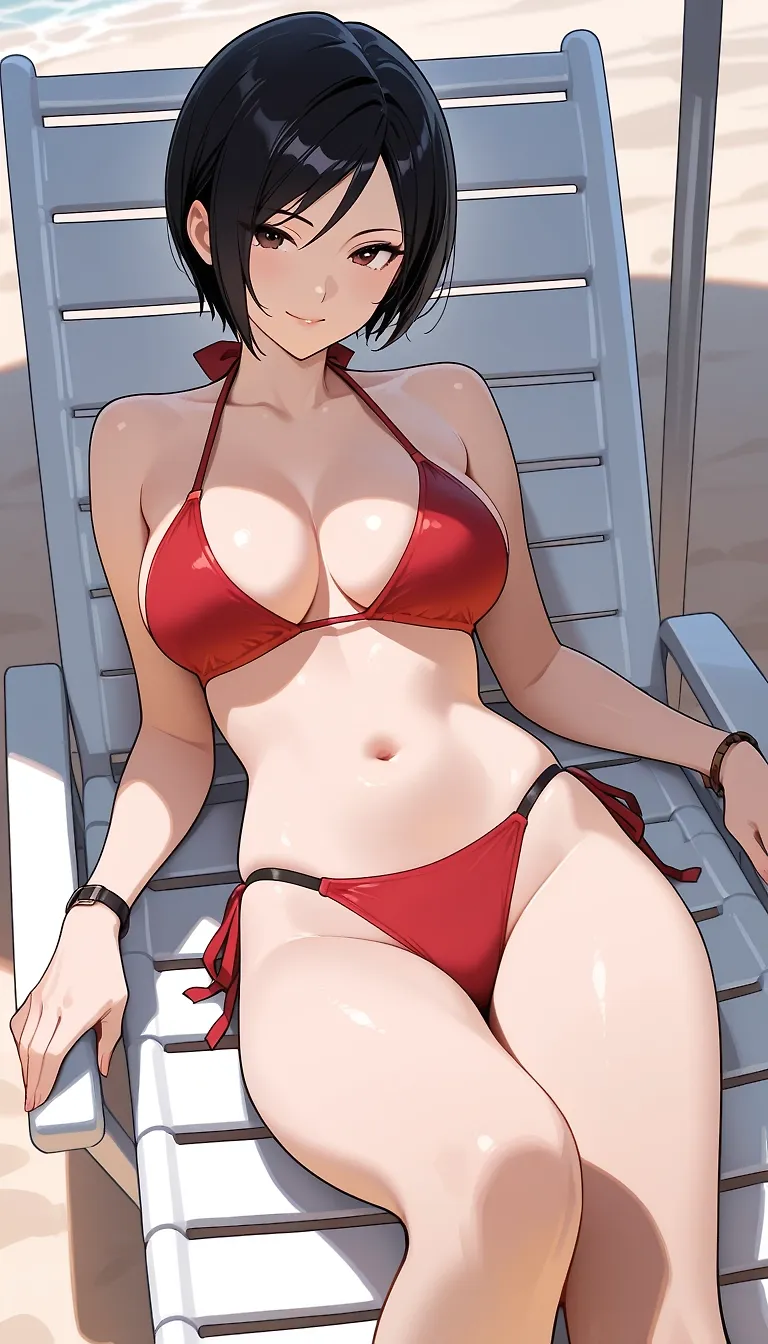 Ada Wong's Day at The Beach
