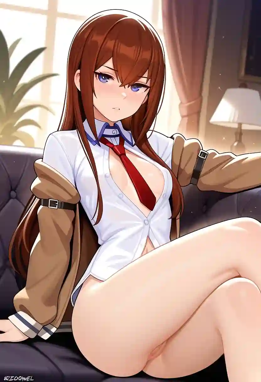 AI art 'Makise kurisu' with user description 'You can see what she really likes'