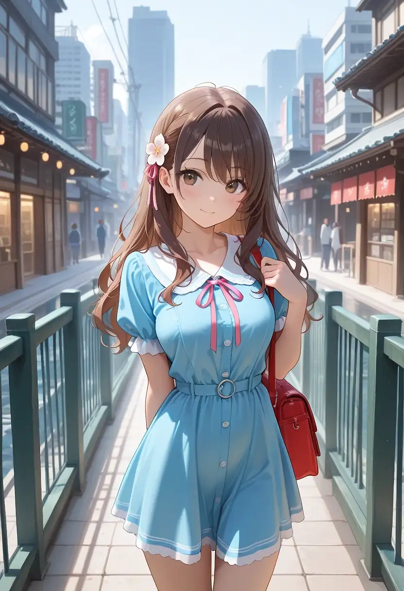 AI art "Solo trip to Tokyo"