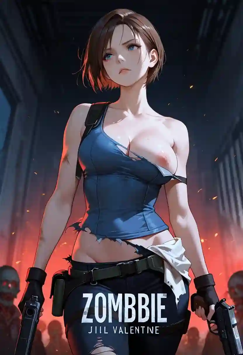 AI art "Movie poster : Jill Valentine"