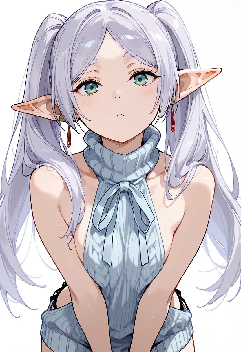 AI art 'Frieren sweater 1'