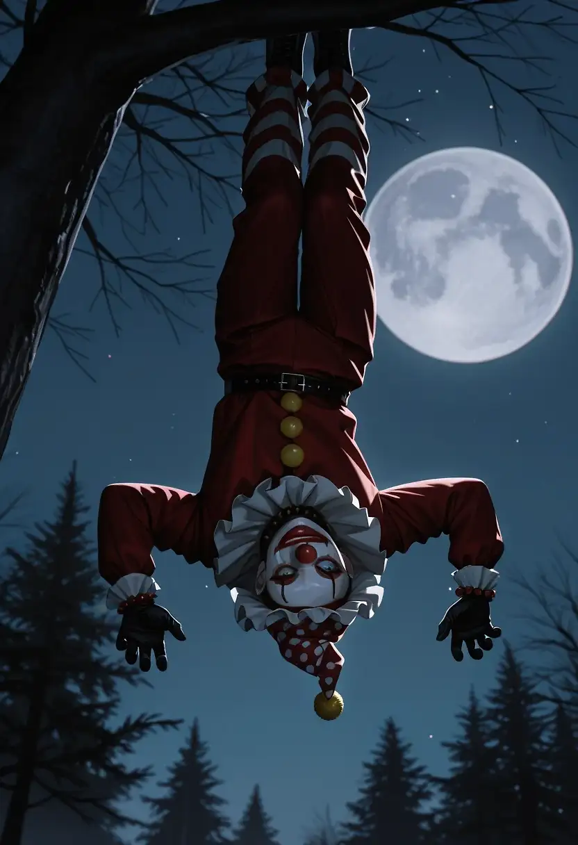 AI art 'Evil Clown'