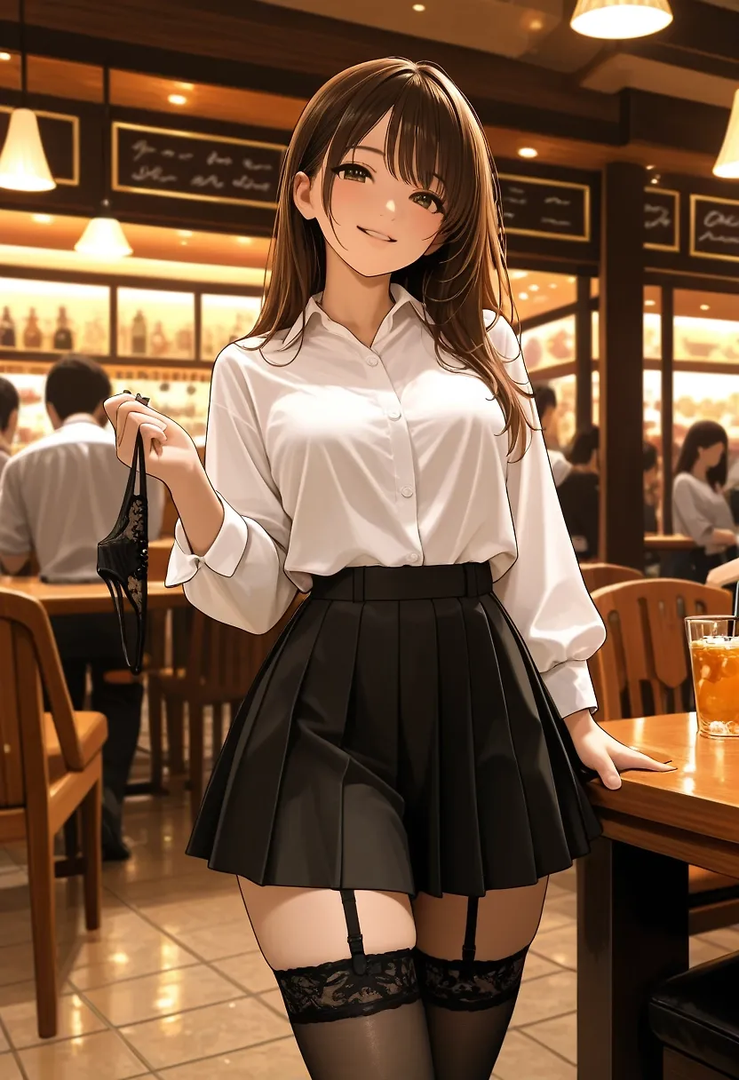 Some fun in restaurant