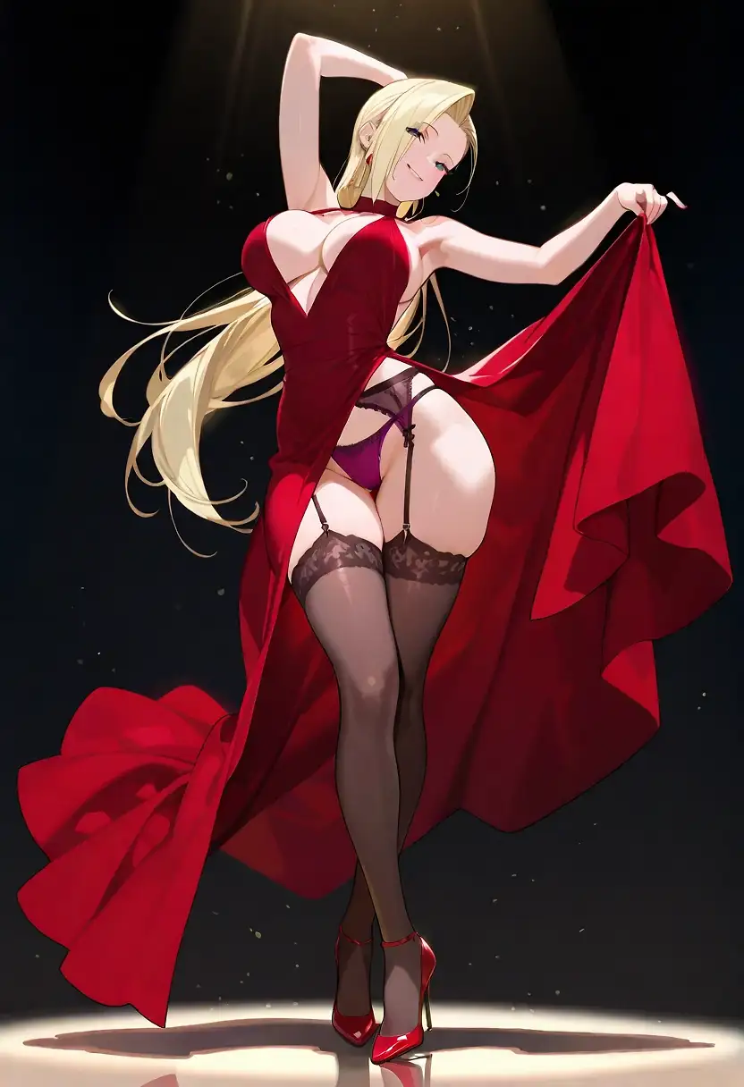 AI art 'Naruto girls dancing'