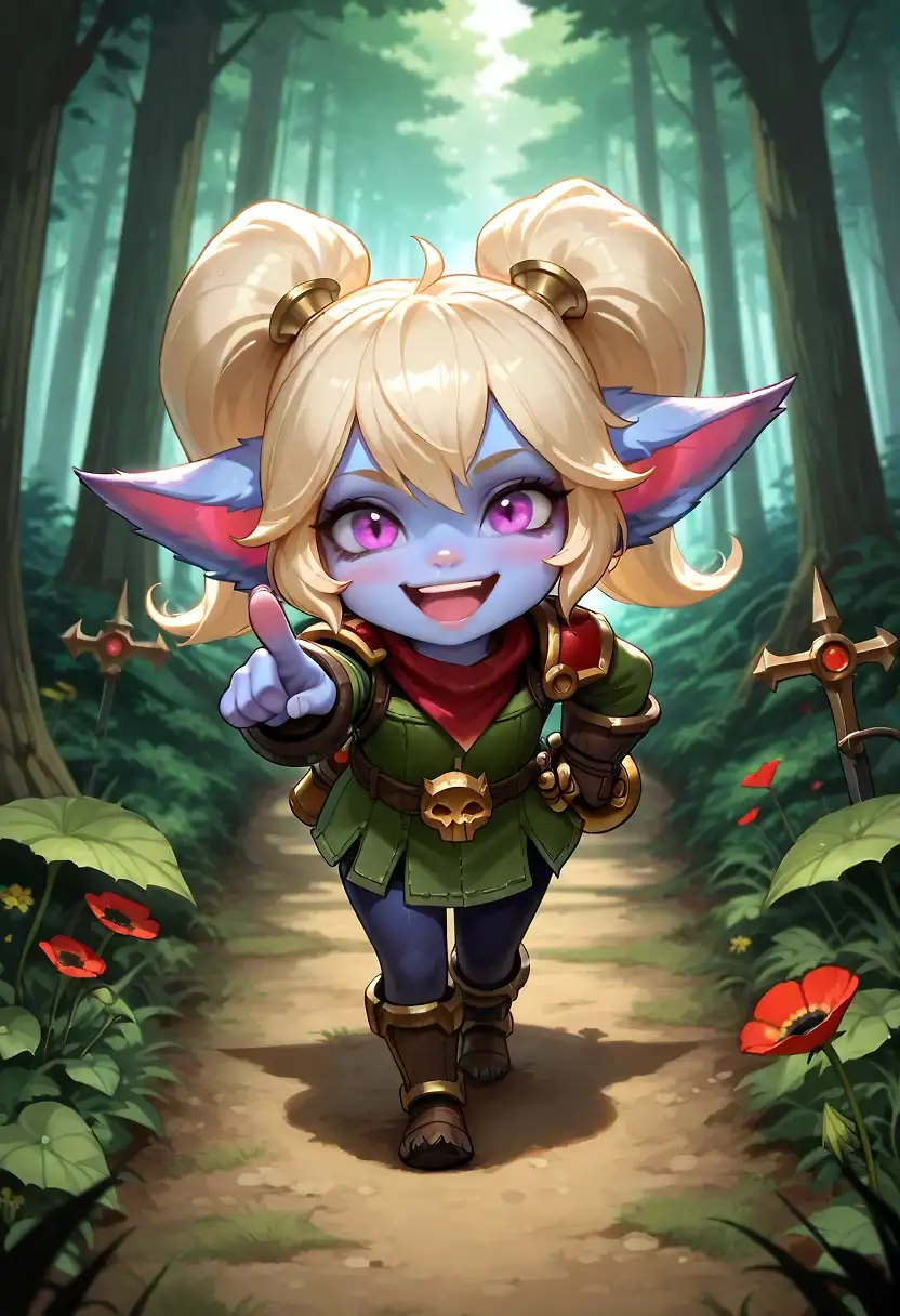 AI art "Porn of Legends A to Z - Poppy"