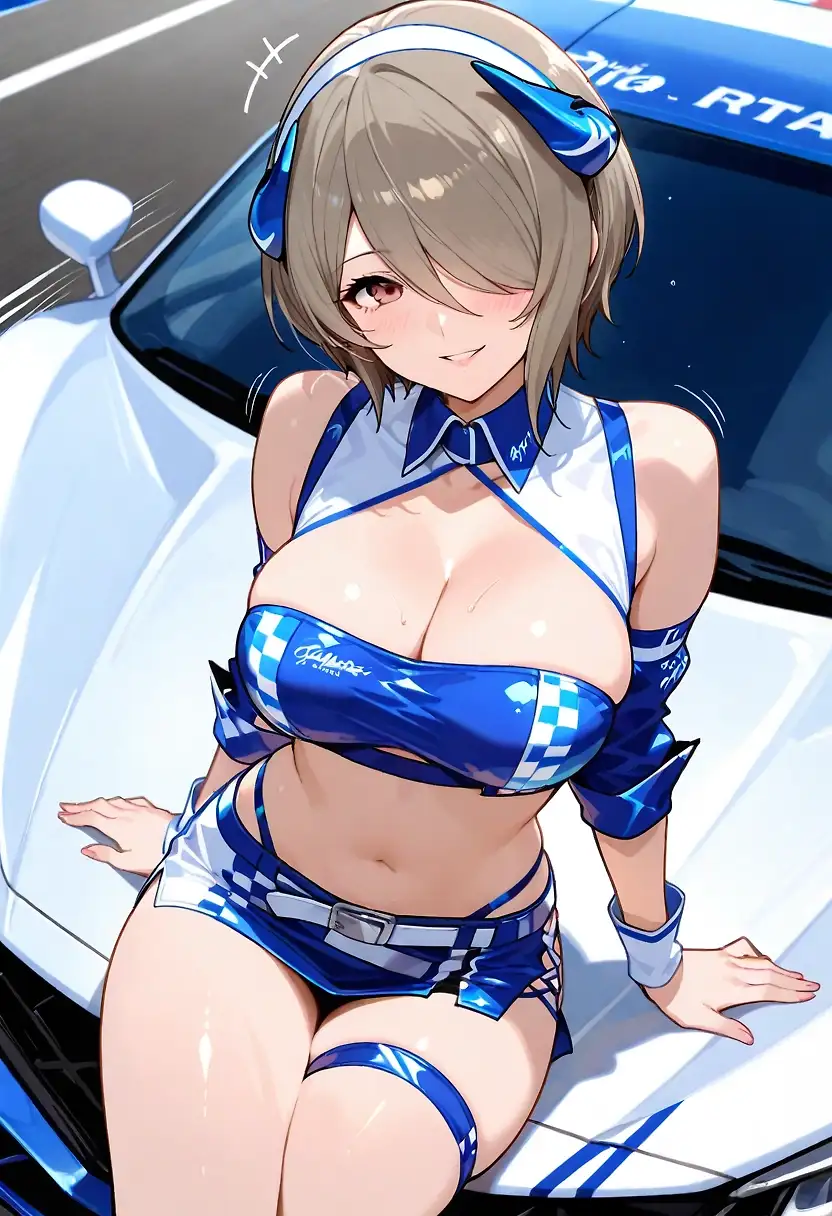 AI art 'Part time race queen'