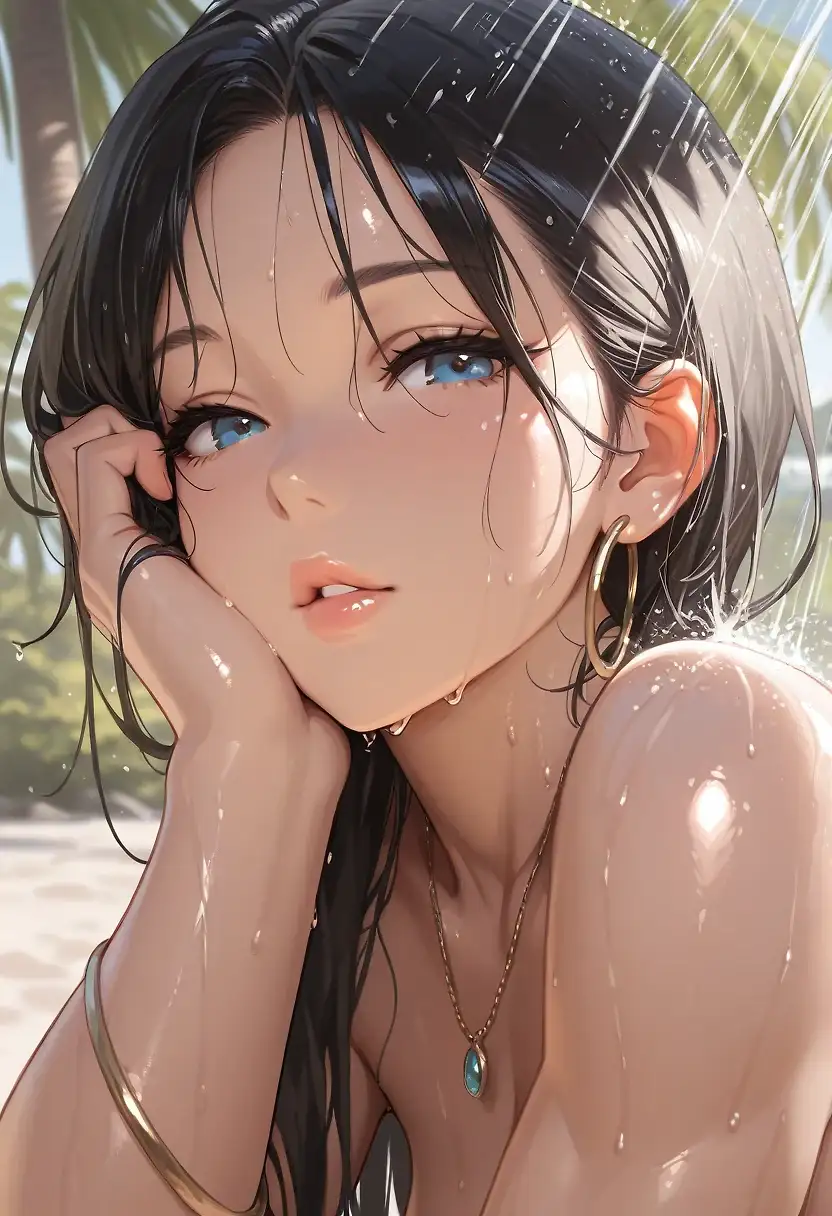 AI art "[REPOST/REVAMP] - Office lady considers modelling part 2"