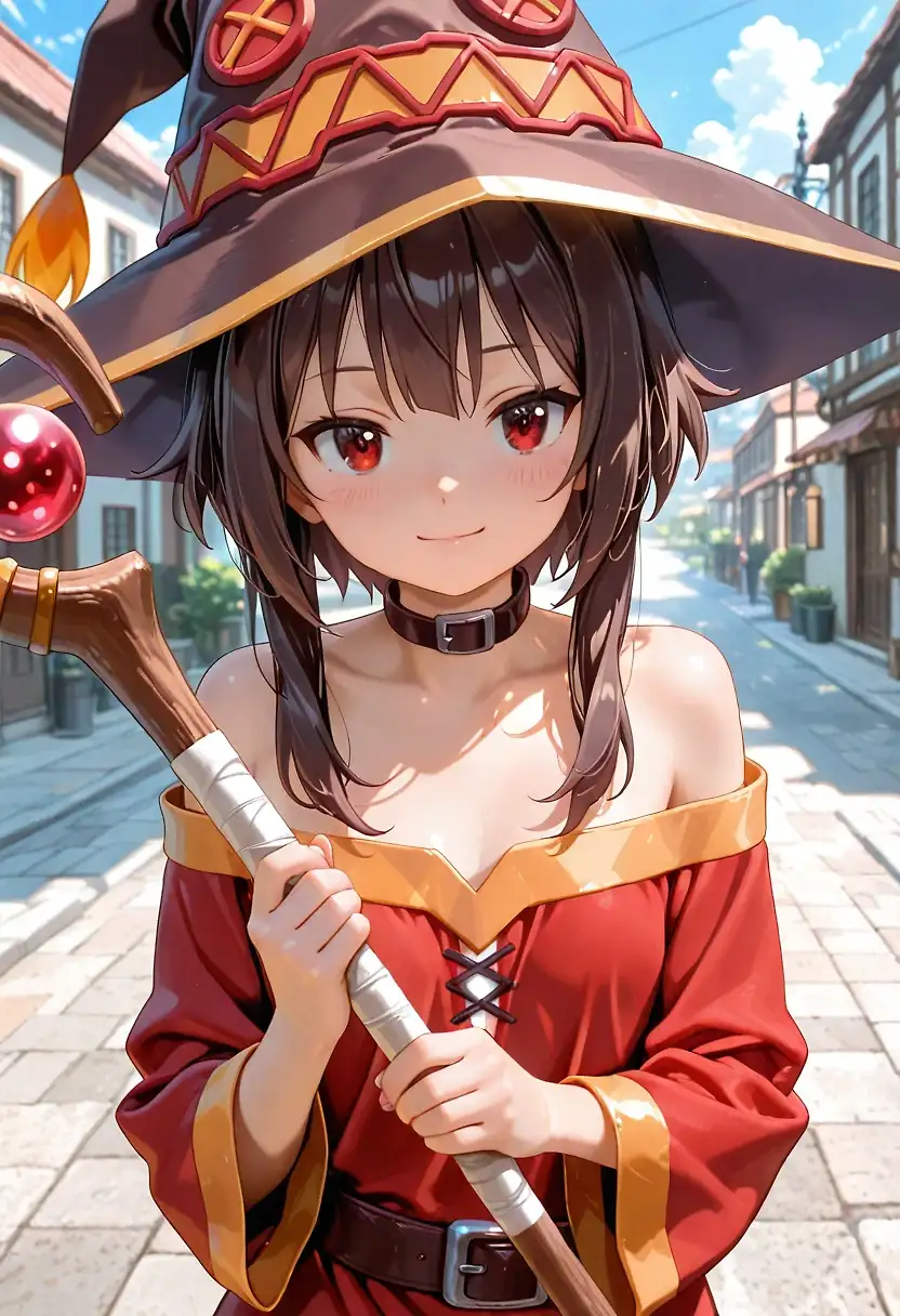 AI art 'little megumin'