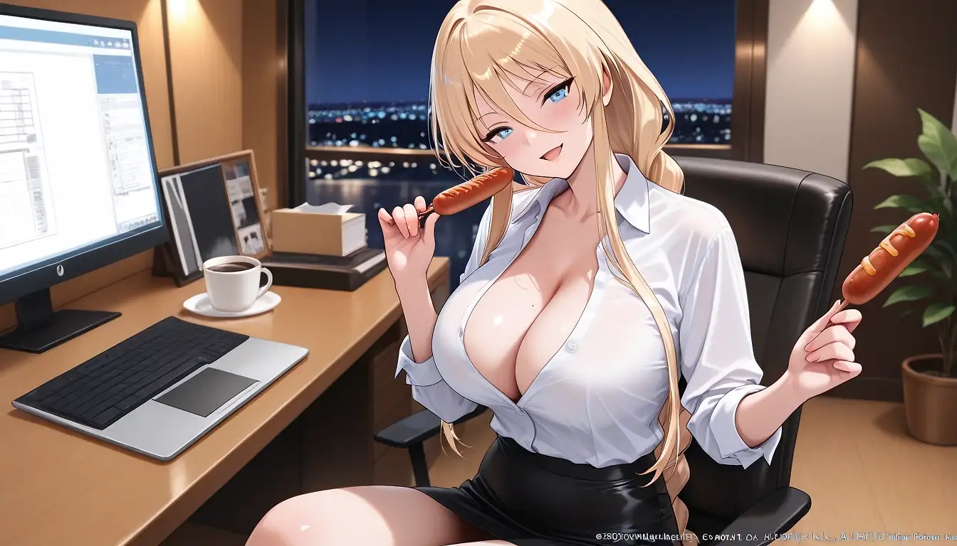 AI art "Bismarck's Office Dinner"