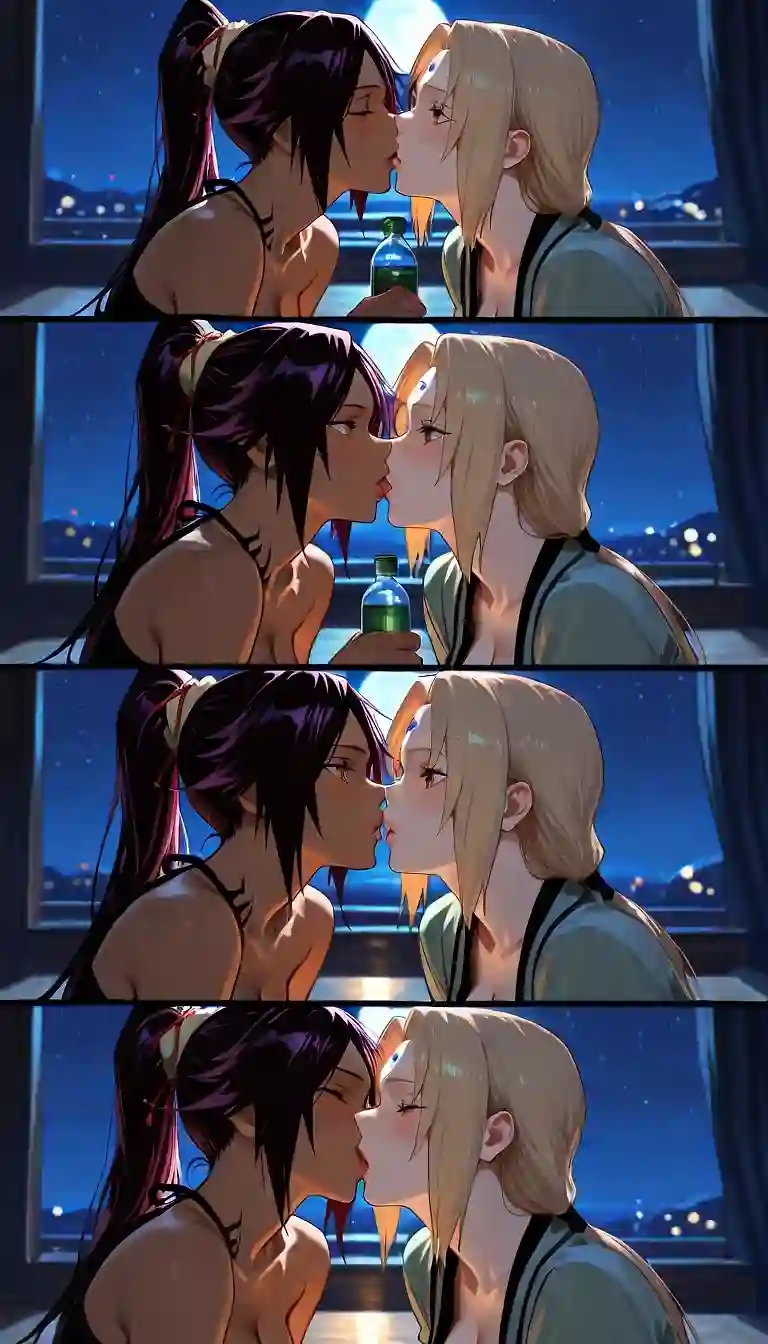 AI art "Tsunade and yoruichi"