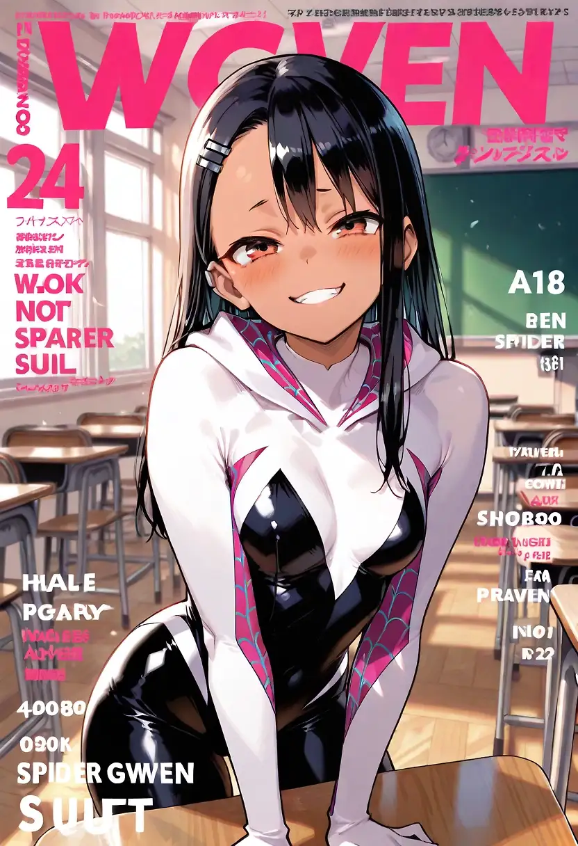 AI art "Spider Gwen Nagatoro"