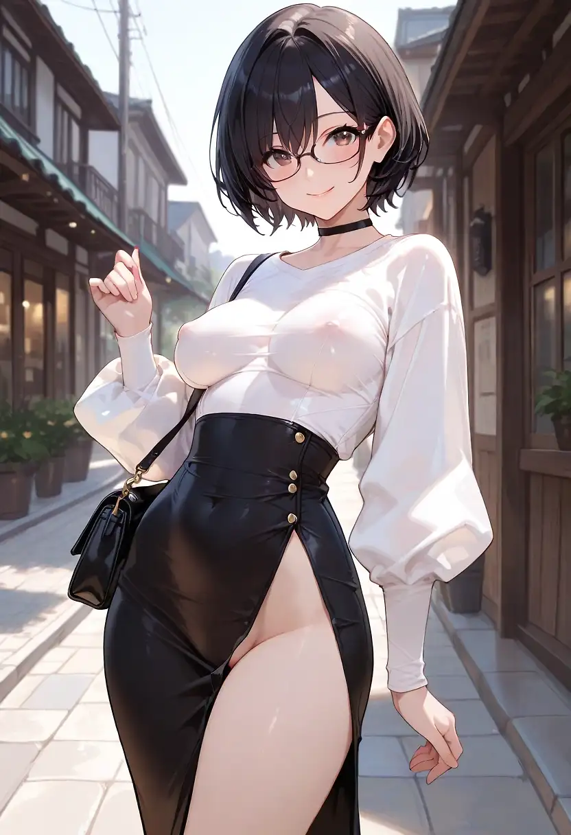 AI art 'Kanako, your Kyoto's guide' with user description 'Ty to Peterco for the inspiration !'