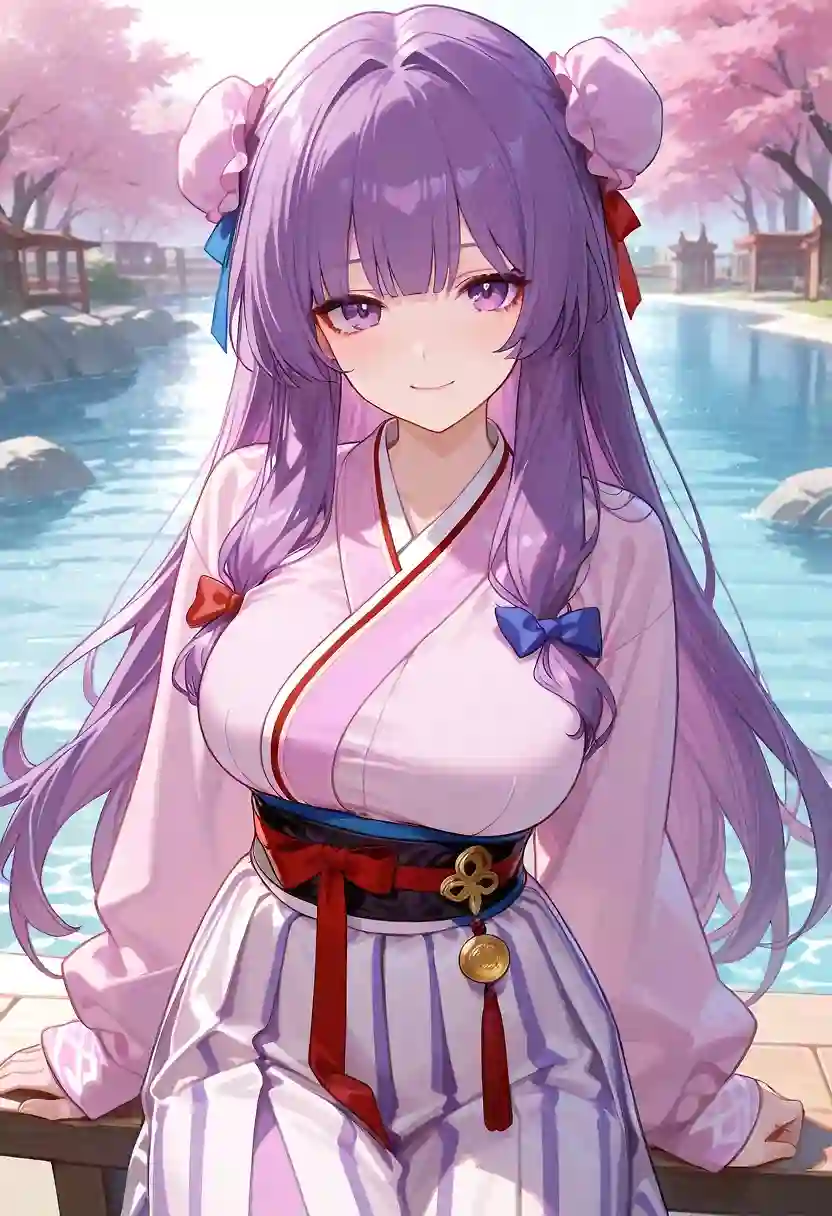 AI art 'Patchouli in Korean clothes'
