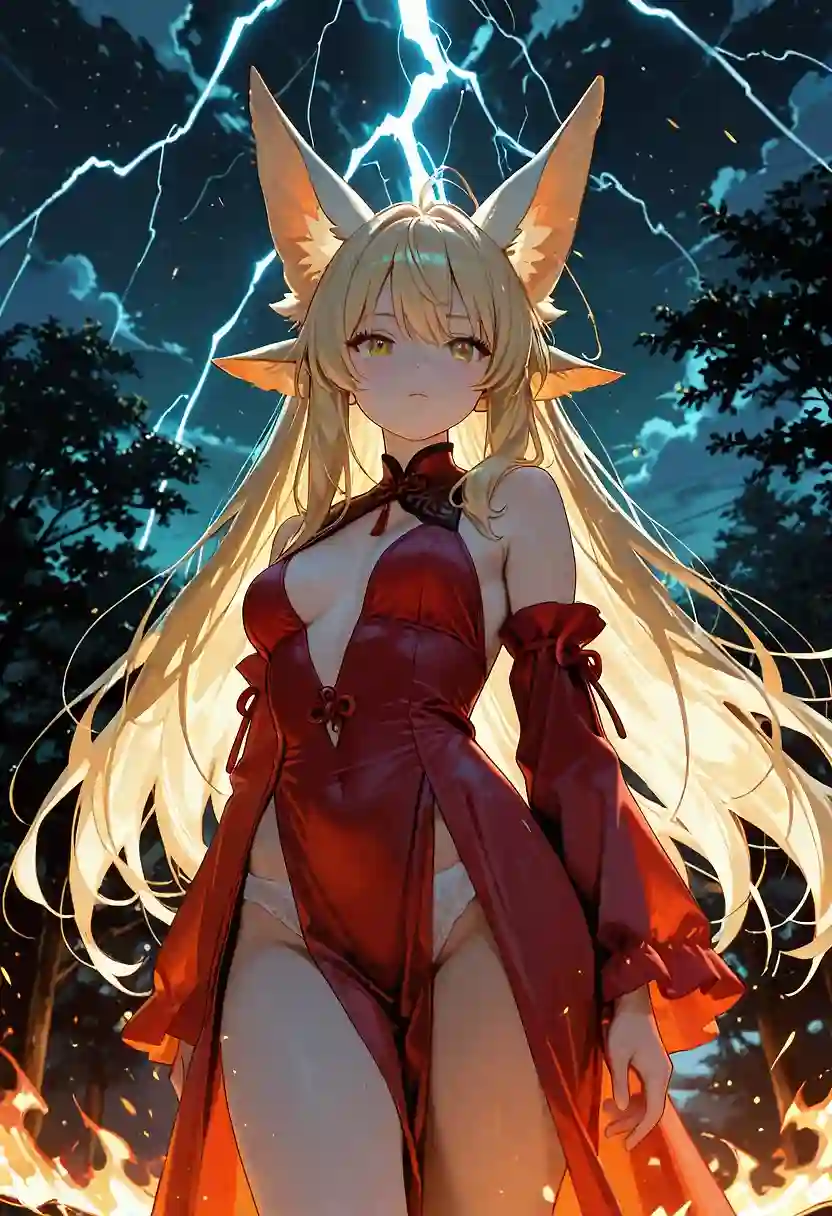 AI art "Flash of lightning"