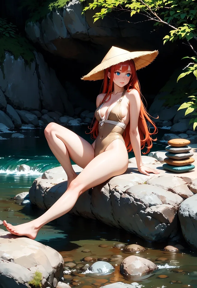 Red M cooling in stream
