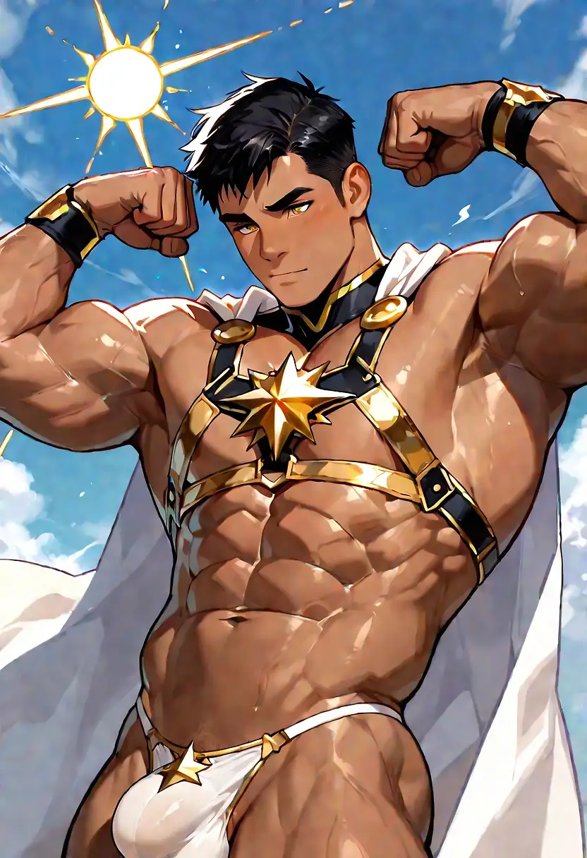 AI art "Hellos Hunk"