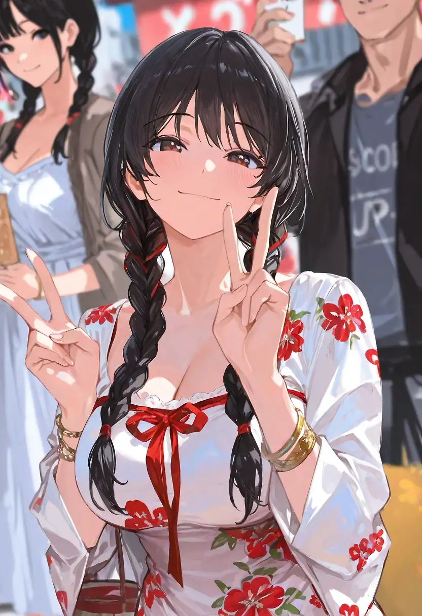 AI art "A Young cheer girl I met at baseball stadium"