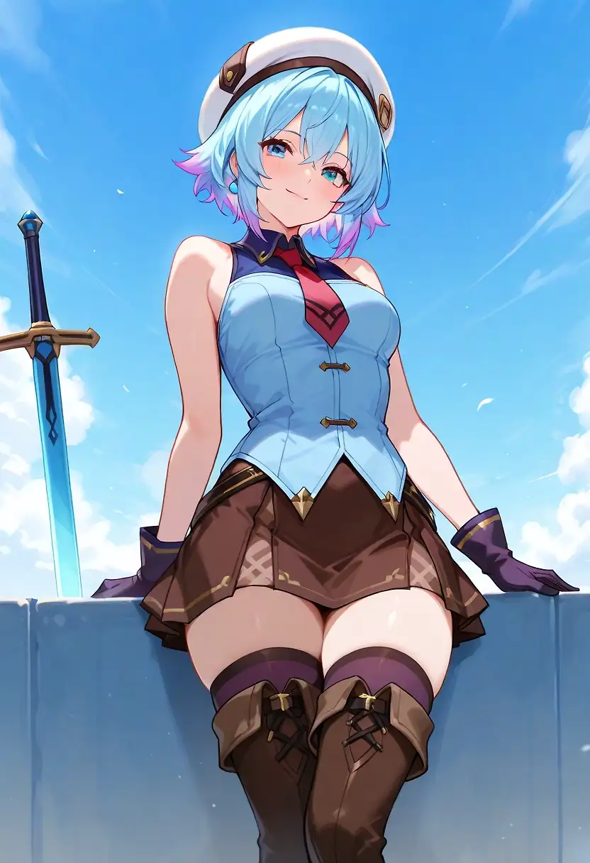 AI art "Phoenix blessed Kira"