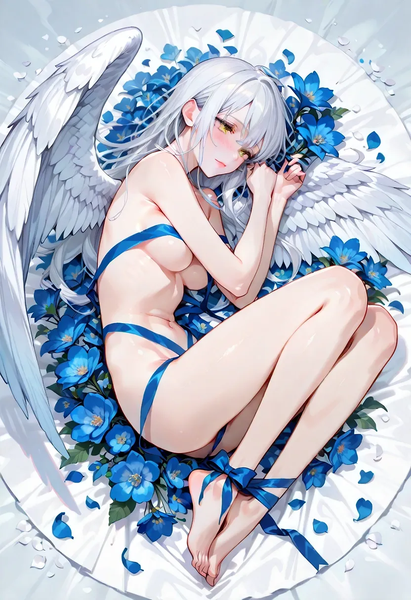 Angelic and blue