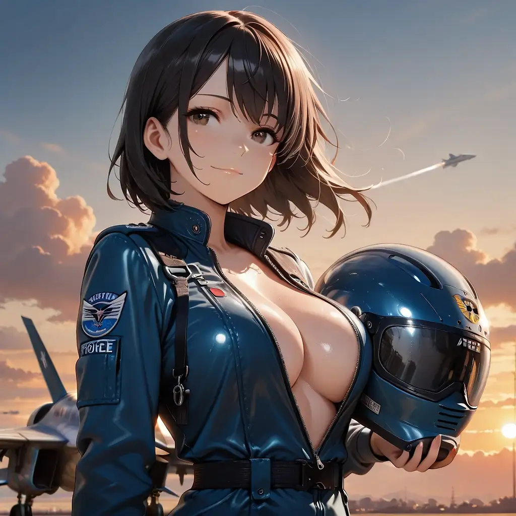 AI art 'The mission hasn't started yet' with user description 'This is just the briefing. ✈️🔥'