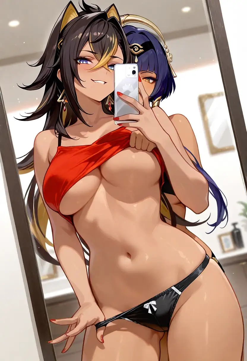 AI art "Dehya and Candace"