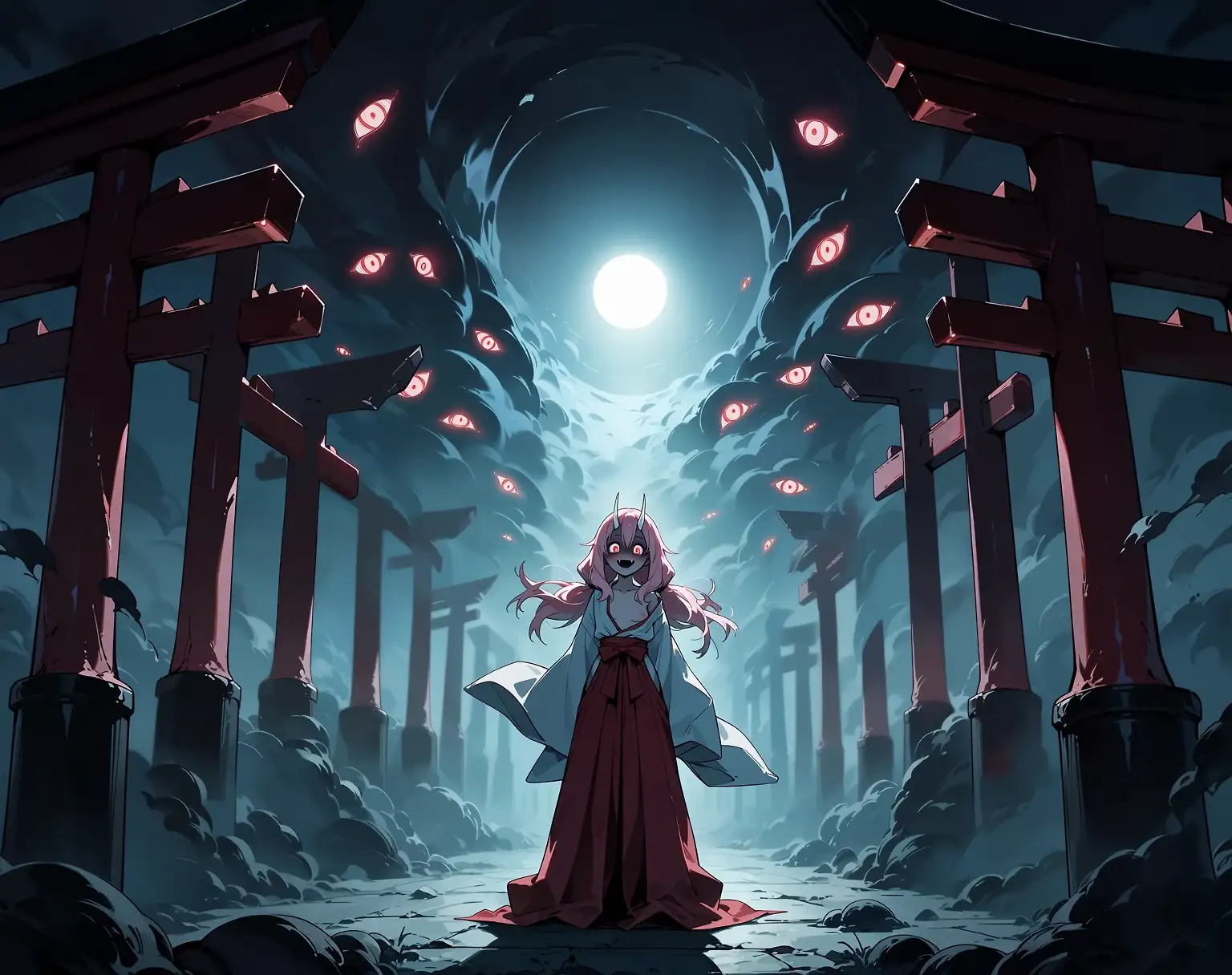 AI art 'Shuna ? In Mysterious shrine'