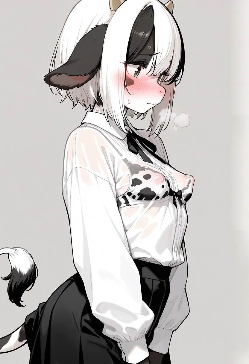 When she worries, they become like that.