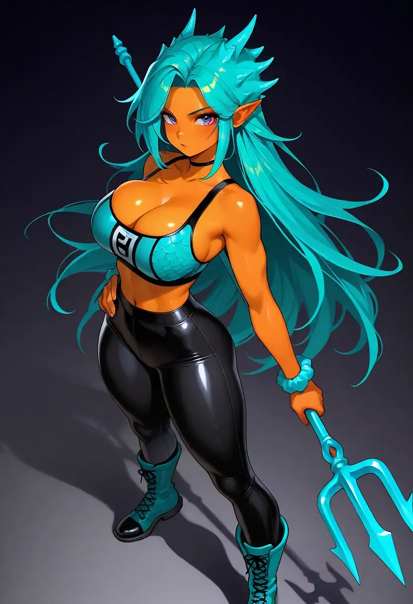 AI art "My attempt to make AndrAIa from Reboot."