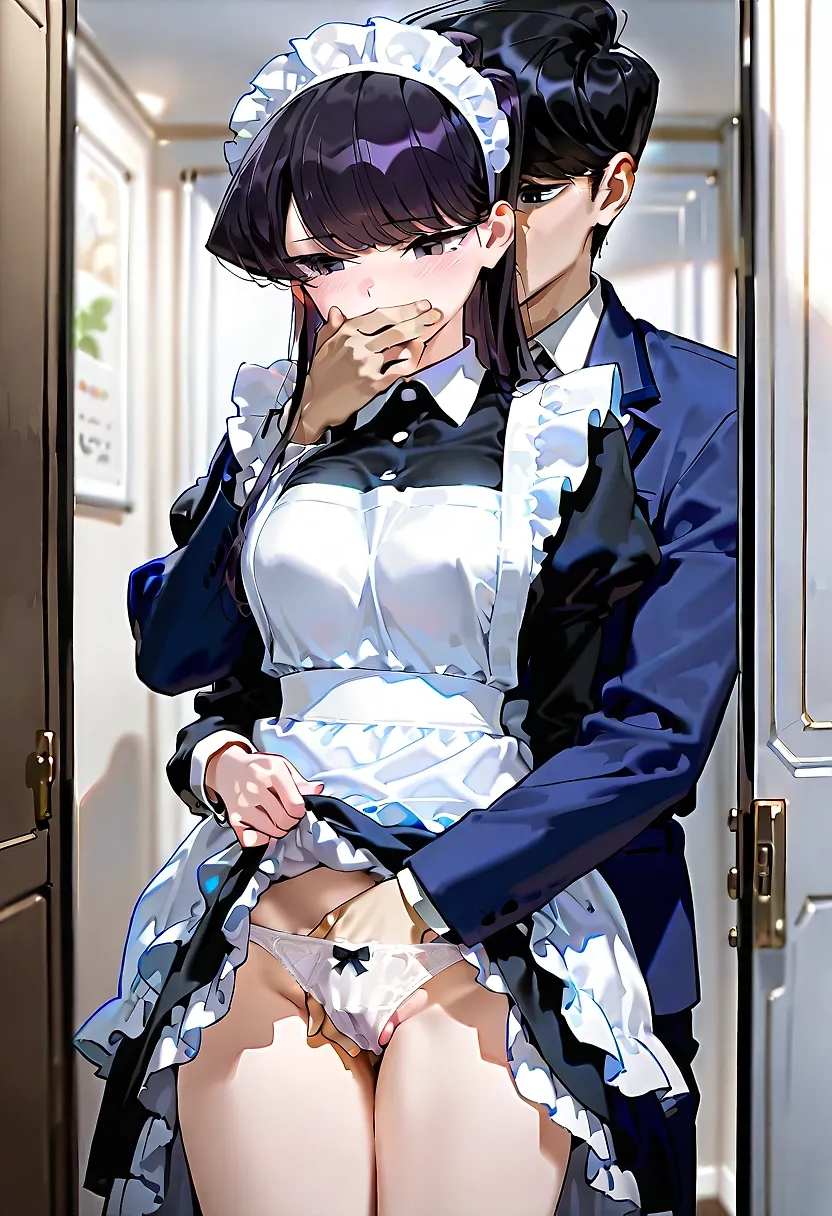 Komi makes a good maid
