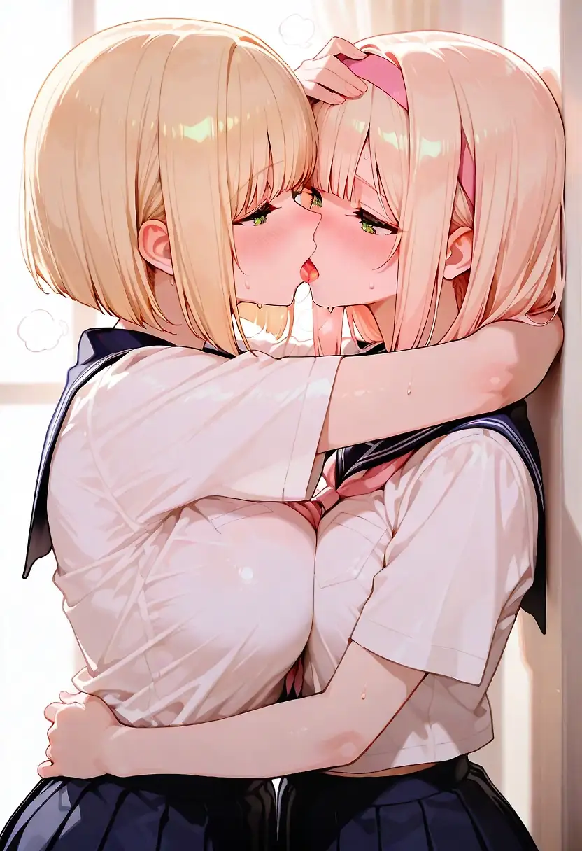 AI art 'kiss'