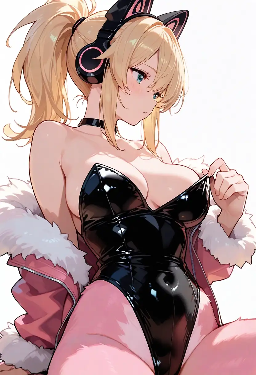 AI art "Fluffy pantyhose"