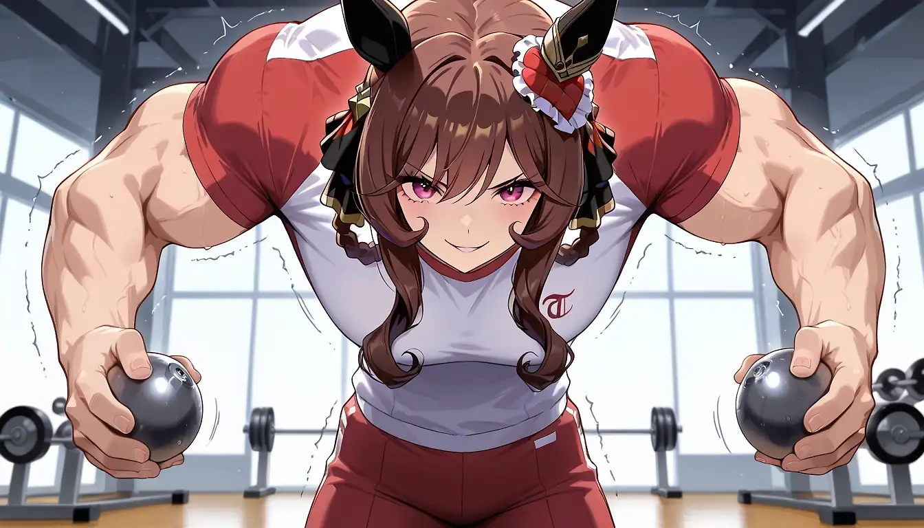 AI art "Lv 9 9 9 power training"