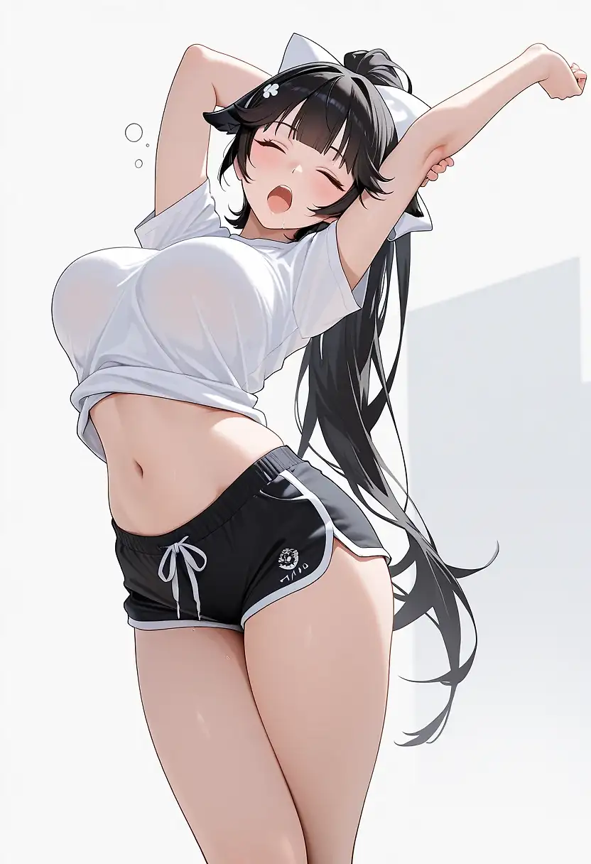 AI art "Takao Stretch"