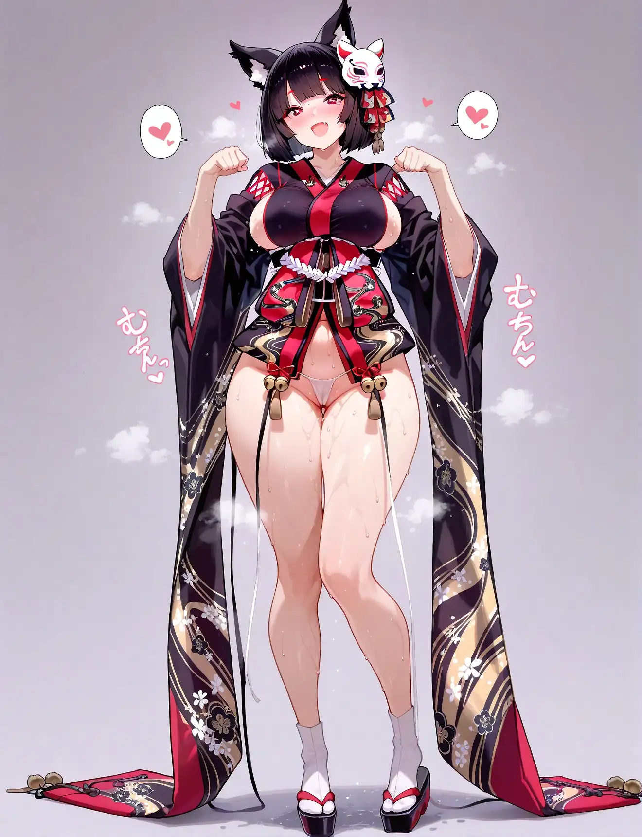 AI art 'Two people from Azur Lane'