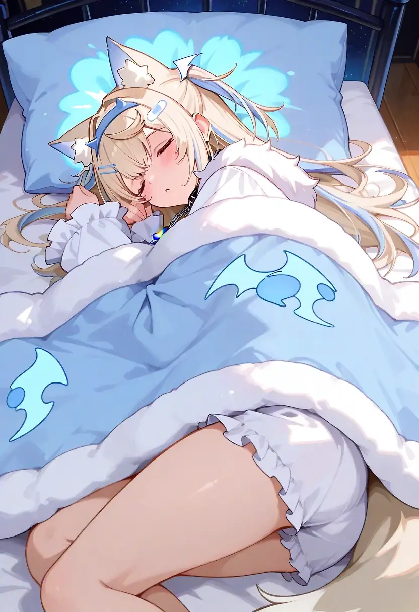 AI art "The Holoadvent Affair Series - Part Three: Fuwawa Abyssgard"