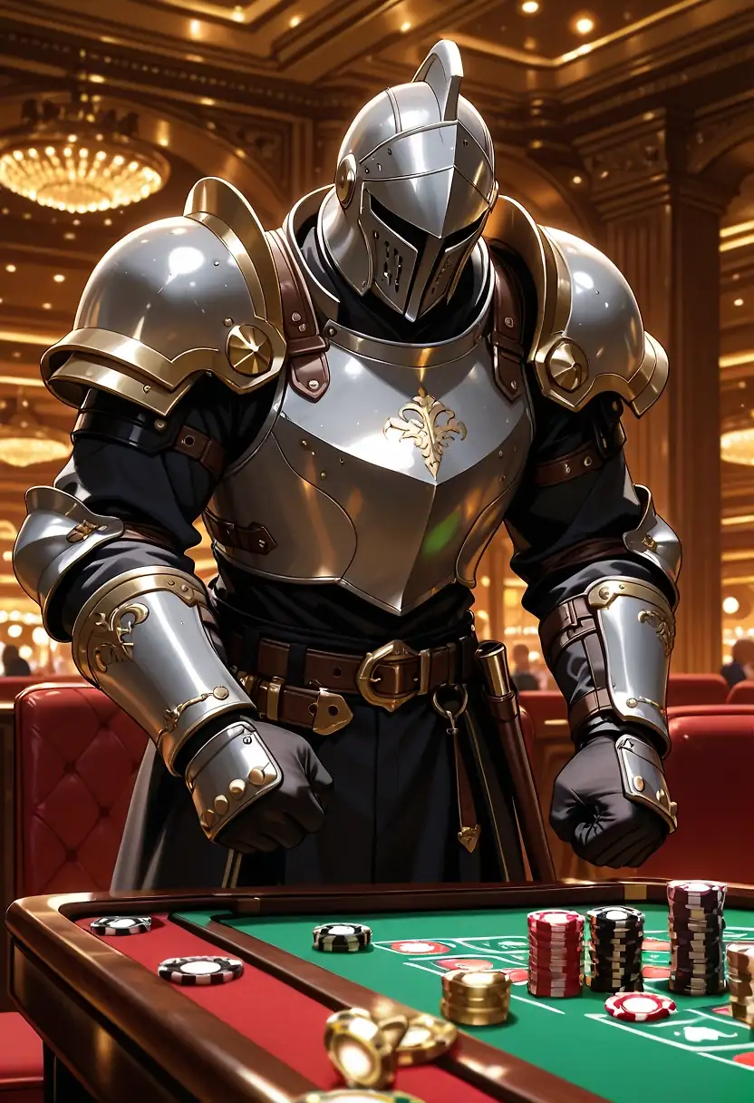 AI art "Medieval casino people 🎲🃏🎰"