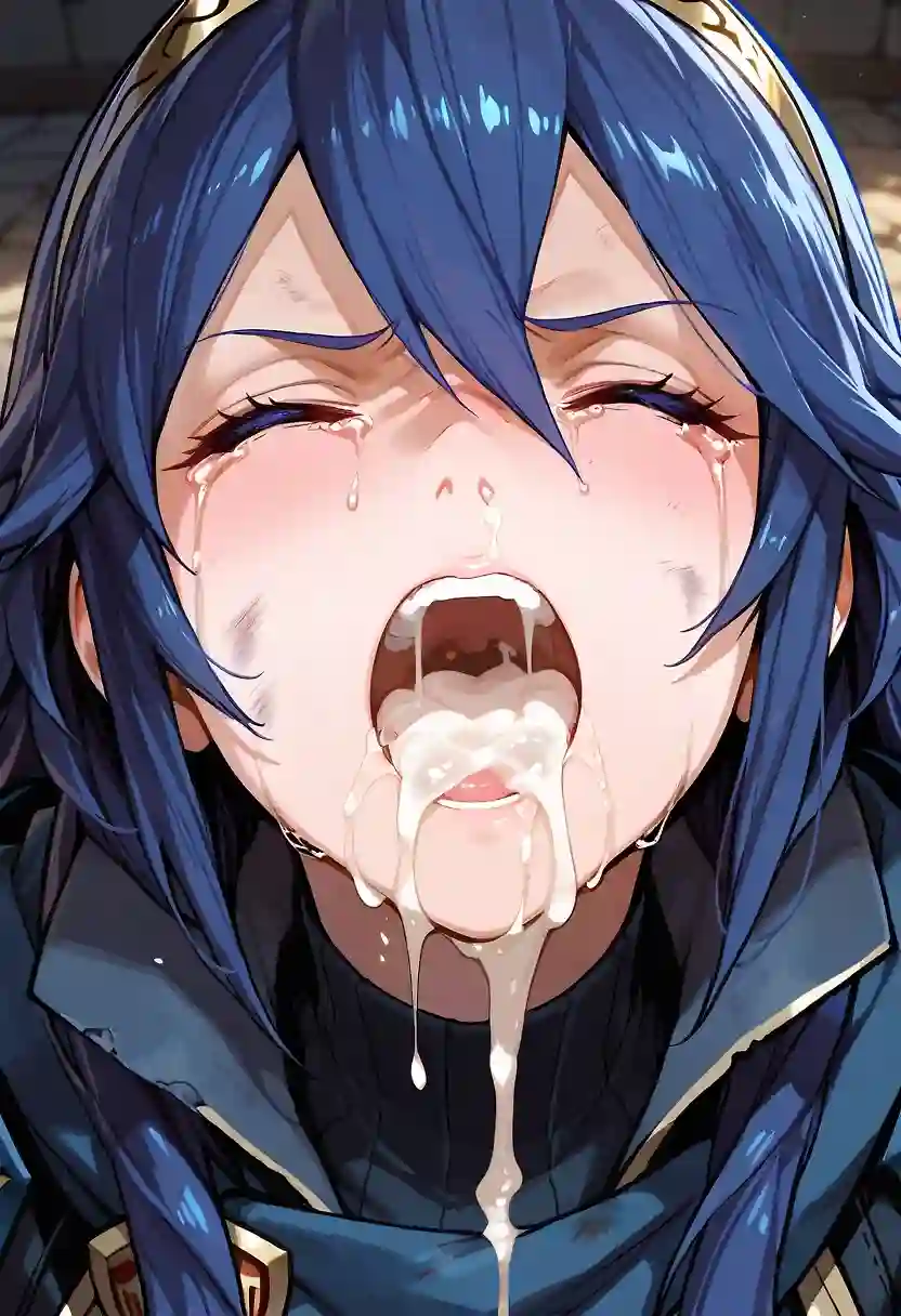 AI art "Lucina after fellatio"