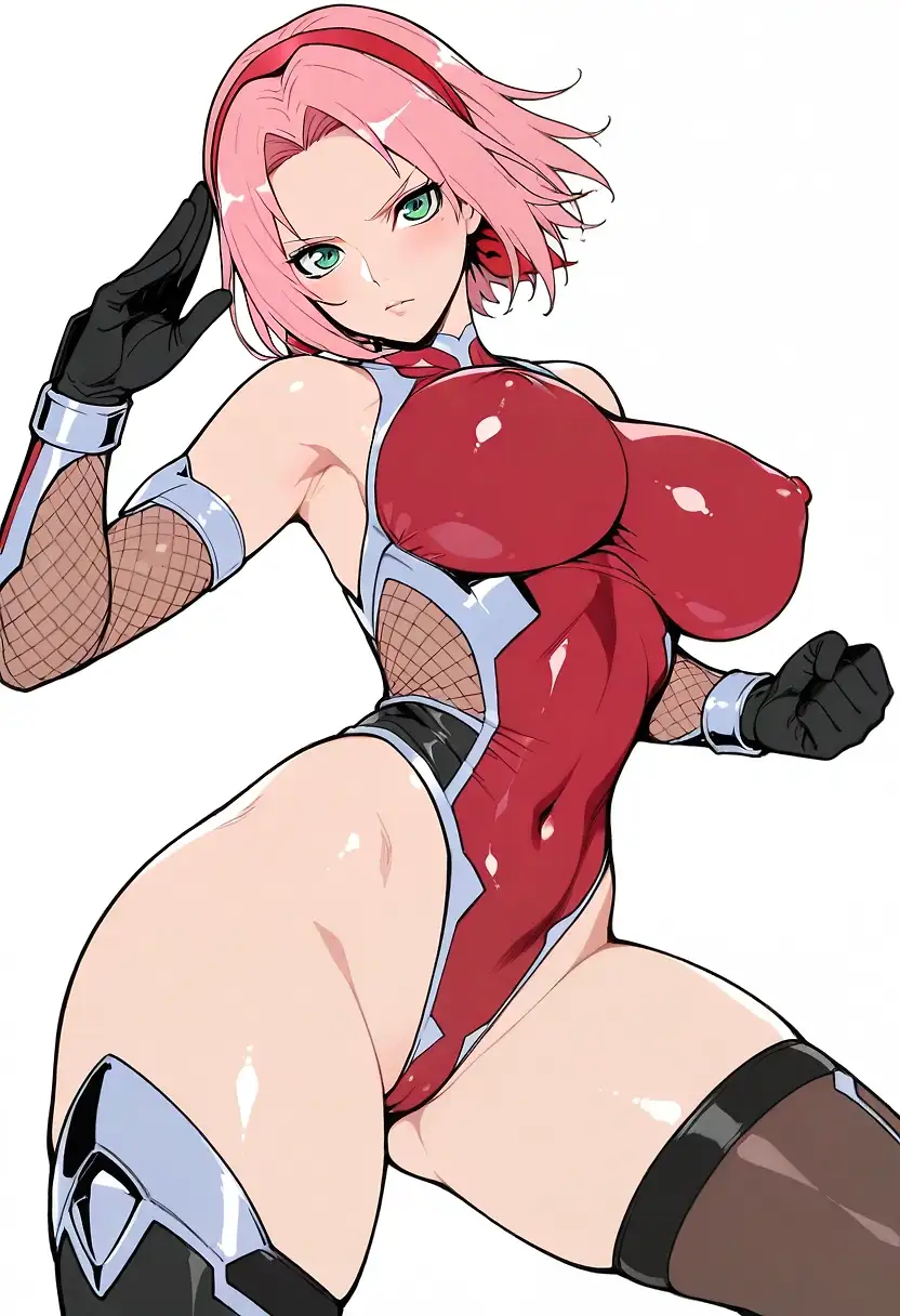 AI art "Sakura Profile 2 + Action poses"