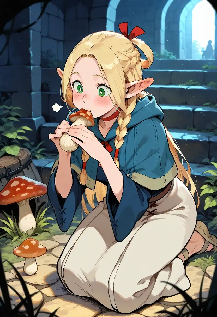 AI art "Marcille Donato: Must've Been Something You Ate..."