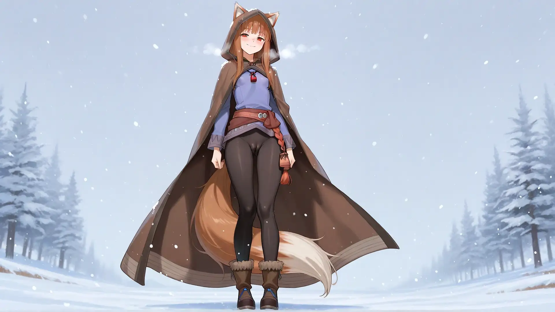 AI art 'spice and wolf'