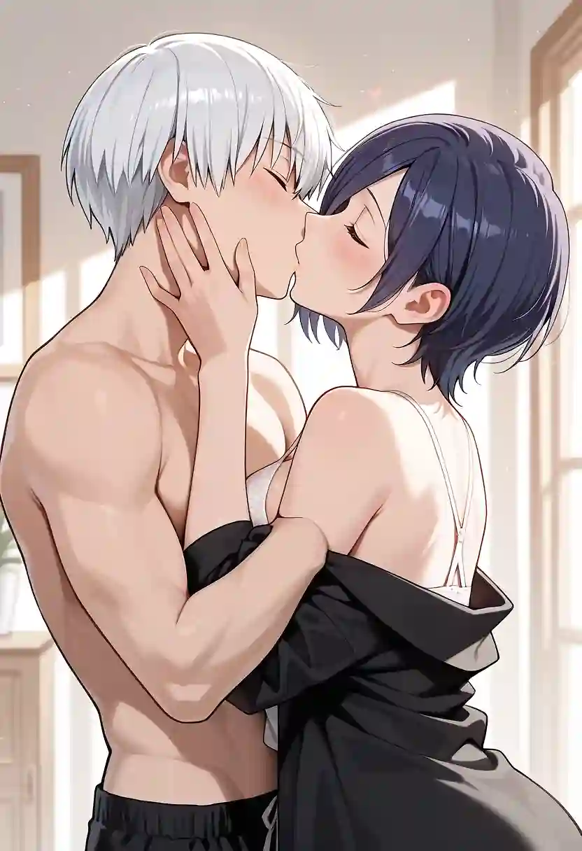 AI art 'Kaneki Ken x Touka Kirishima (Tokyo Ghoul)'