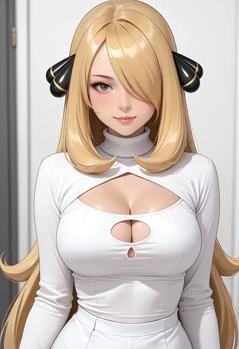 AI art "Cynthia having a bit of fun"