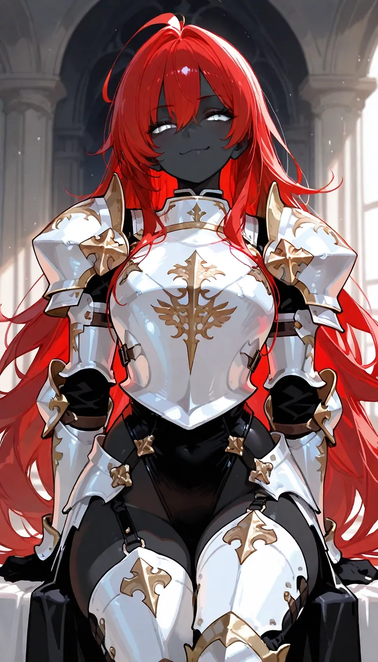 Beautiful knight lady